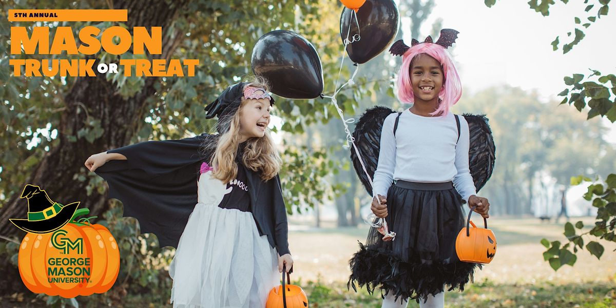 George Mason Events 5th Annual Mason Trunk or Treat in Fairfax, Sat Oct 24 | Hunt Halloween