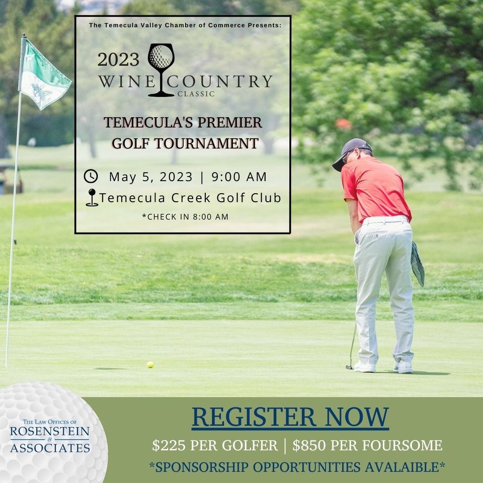 2025 Wine Country Classic Temecula Creek Inn May 5, 2025