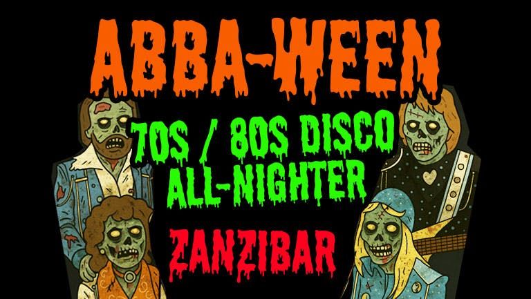 ABBA-WEEN - FRIDAY HALLOWEEN - ABBA, 70s \/ 80s \/ DISCO - ALL NIGHTER - Fancy Dress - \u00a34 DOUBLES AND MIXER \ud83e\udea9 \ud83d\udc83 \ud83d\udd7a