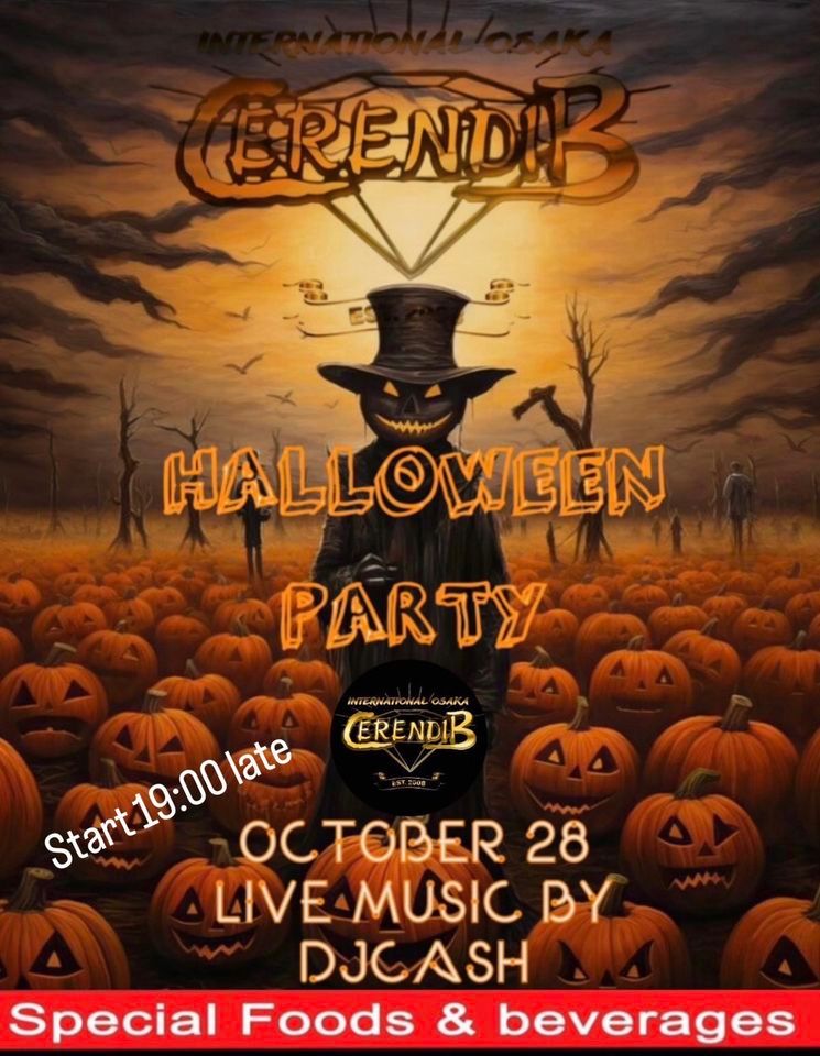 HALLOWEEN PARTY 2023 Cerendib International Restaurant &, Osaka, OS