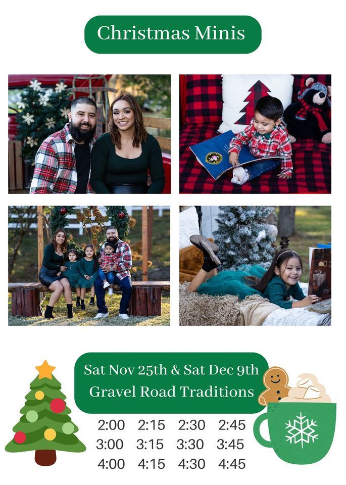 Christmas Minis Gravel Road Traditions, Hermitage, TN December 9, 2023