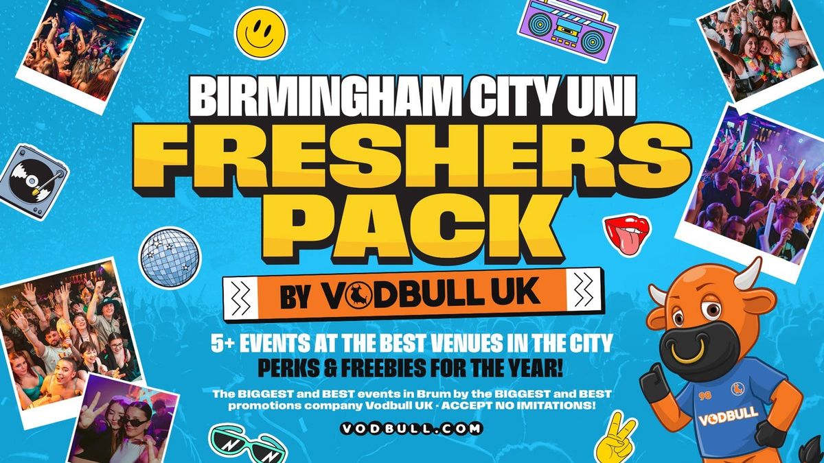 We Bring You..... The Vodbull UK Birmingham City Uni Freshers Pack!