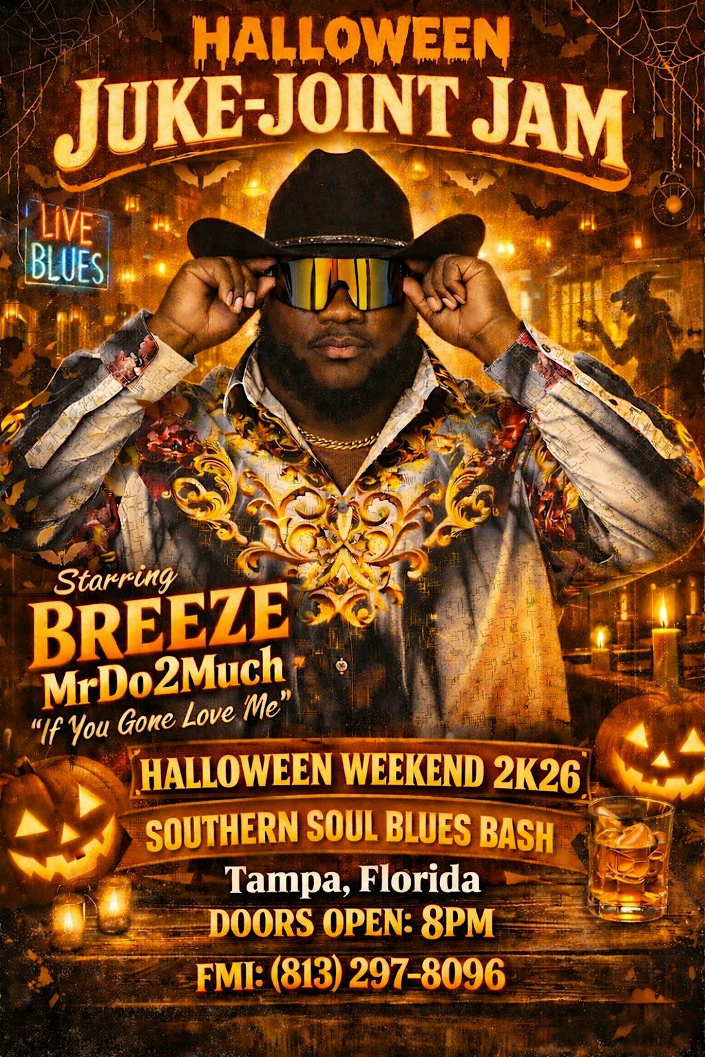 Halloween Blues By The Water #BBTW26 Tampa, FL