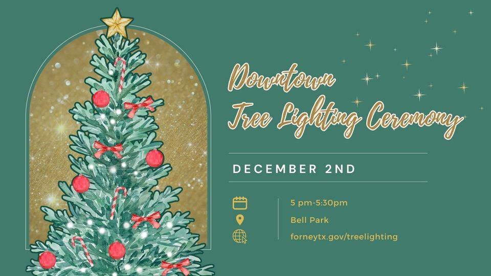 Bell Park Christmas Tree Lighting Ceremony Bell Park Downtown