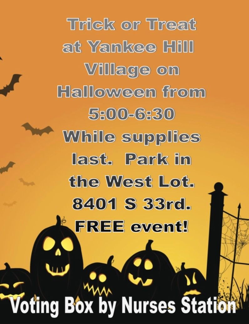 FREE Trick or Treat Event