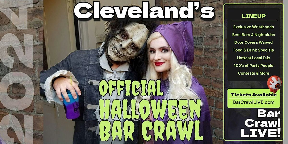 2024 Official Halloween Bar Crawl Cleveland Bar Crawl LIVE! 3 Dates