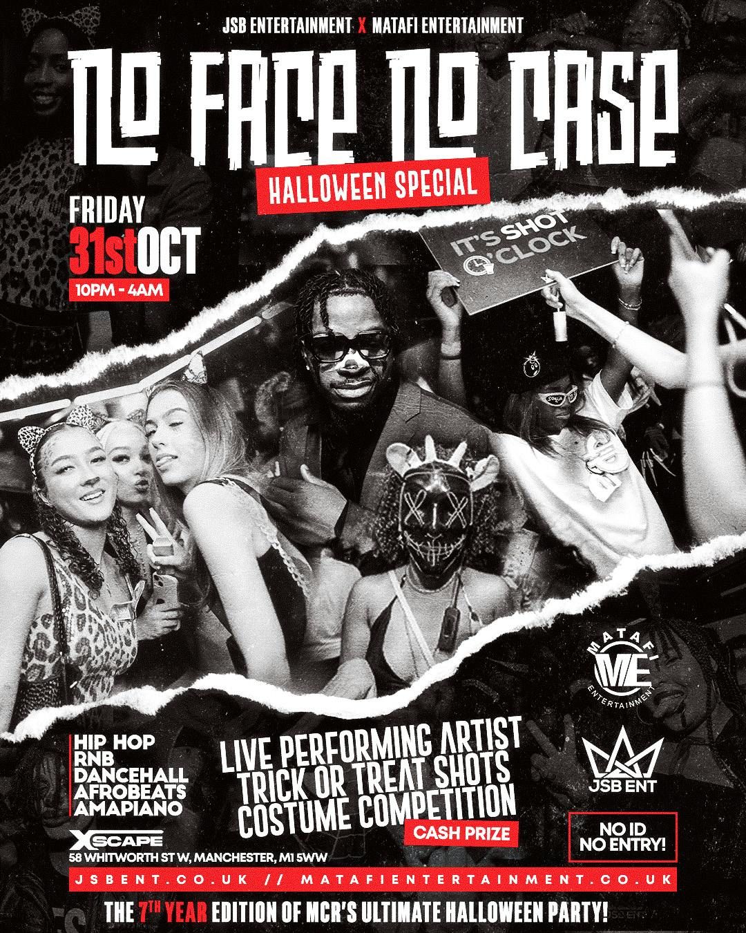 NFNC Halloween Edition - 7th Year Edition - HipHop \/ RnB \/ House \/ Afrobeats \/ Amapiano \/ Dancehall