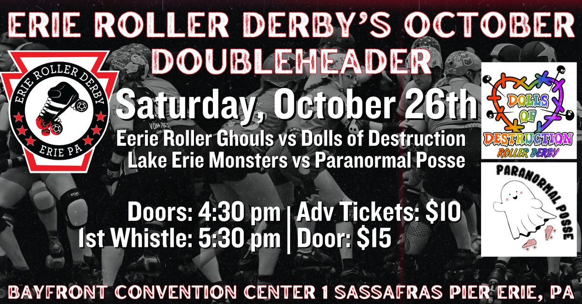    Erie Roller Derby's October Doubleheader