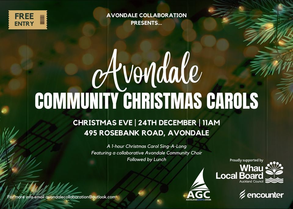 Avondale Community Christmas Carols Encounter Church, Auckland, AU