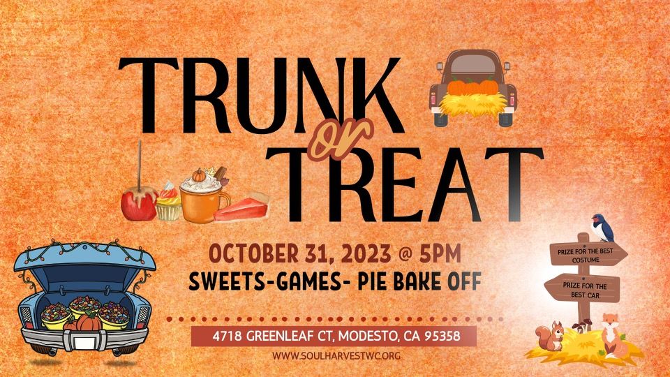 Trunk or Treat Soul Harvest Worship Center, Modesto, CA October 31