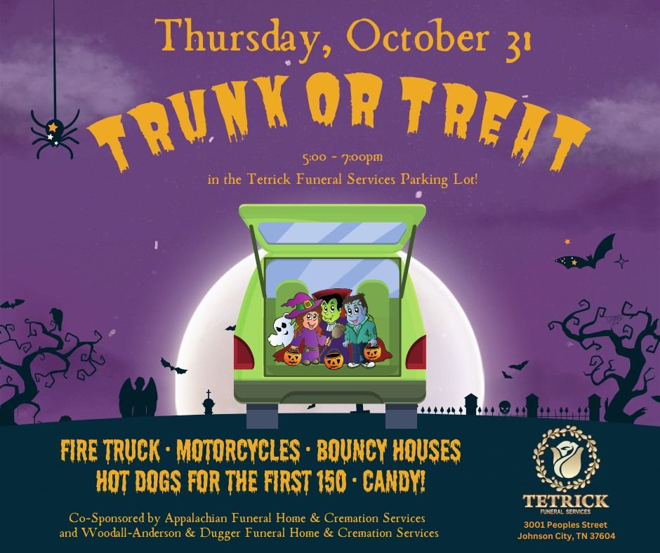 Trunk or Treat! 3001 Peoples St, Johnson City, TN, United States