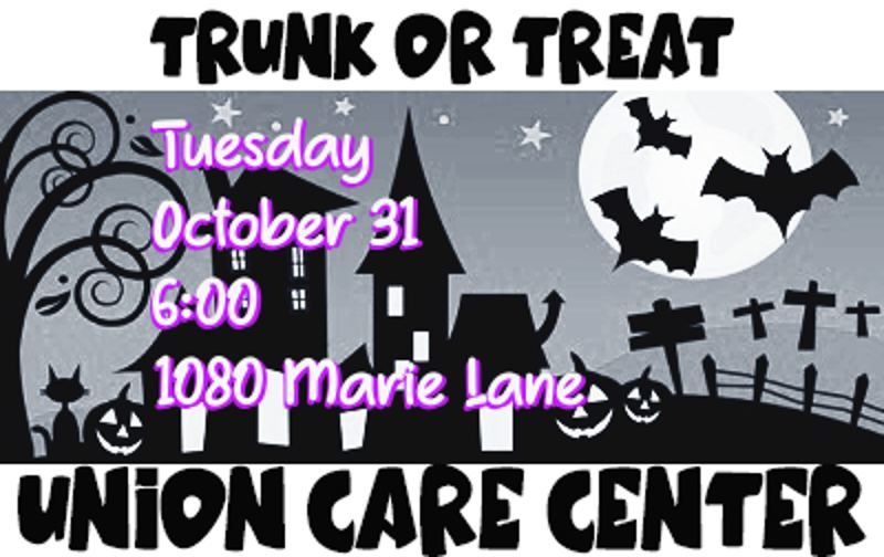 Trunk or Treat Union Care Center Union Care Center, Matthews, NC