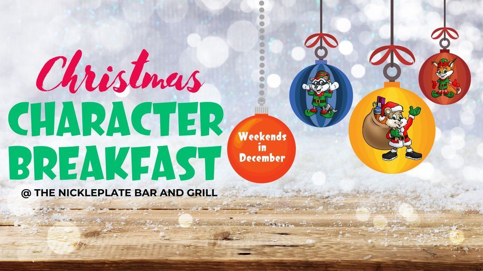 Christmas Character Breakfast Nickle Plate Bar & Grill, Elysburg, PA