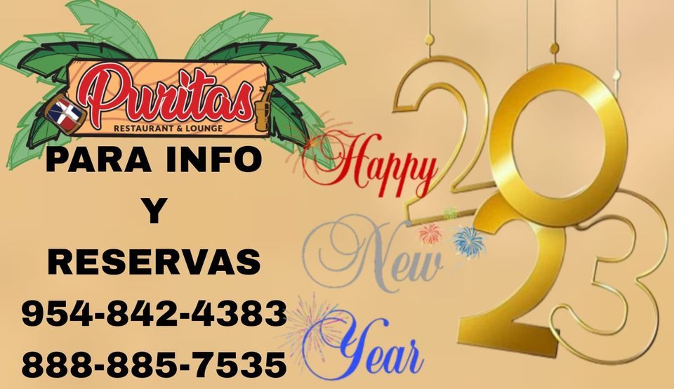 Recibe el año nuevo y Celebra el 2023 en PURITAS Puritas Restaurant