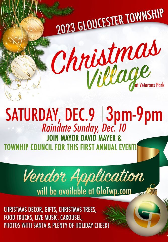 Christmas Village Veterans Memorial Park, Runnemede, NJ December 9, 2023