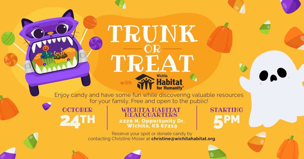 Trunk or Treat w\/ Wichita Habitat!