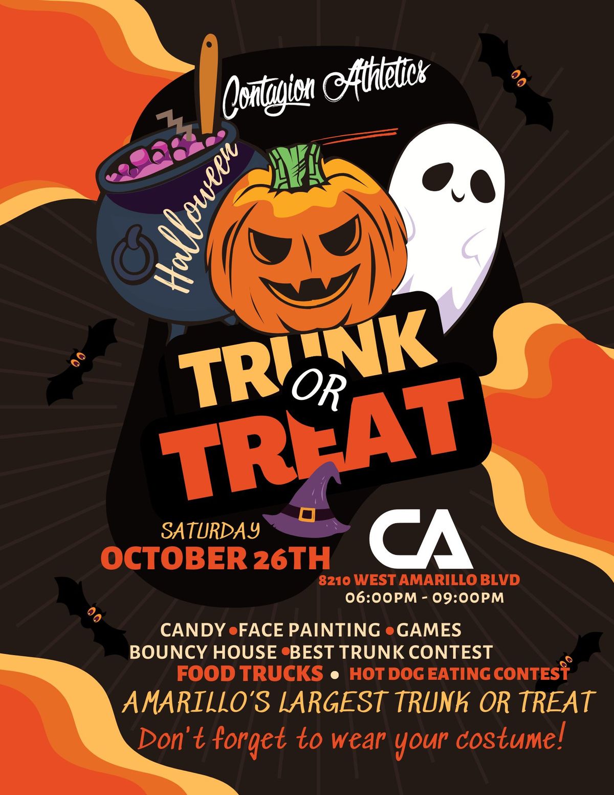 Amarillo's Largest Trunk or Treat on October 26th