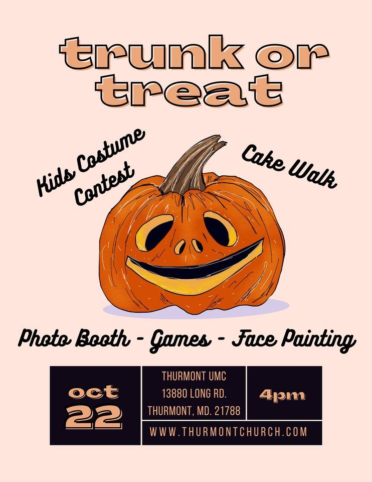 Trunk or Treat Thurmont UMC October 22, 2023