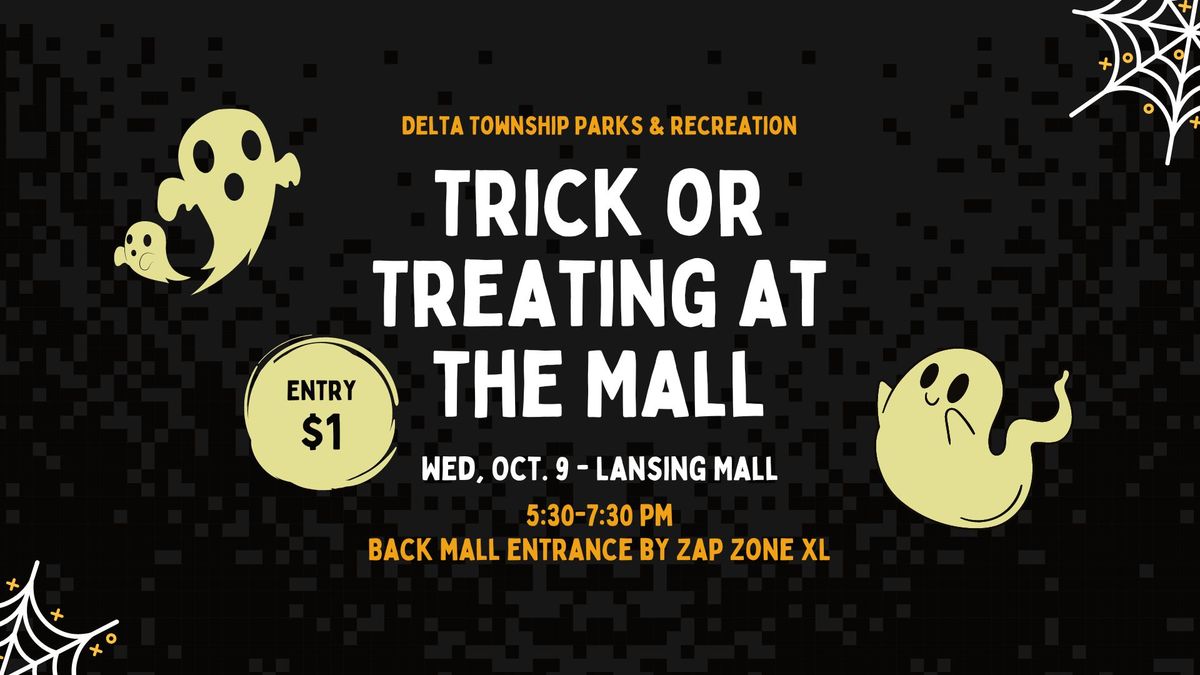 Trick or Treating at the Lansing Mall