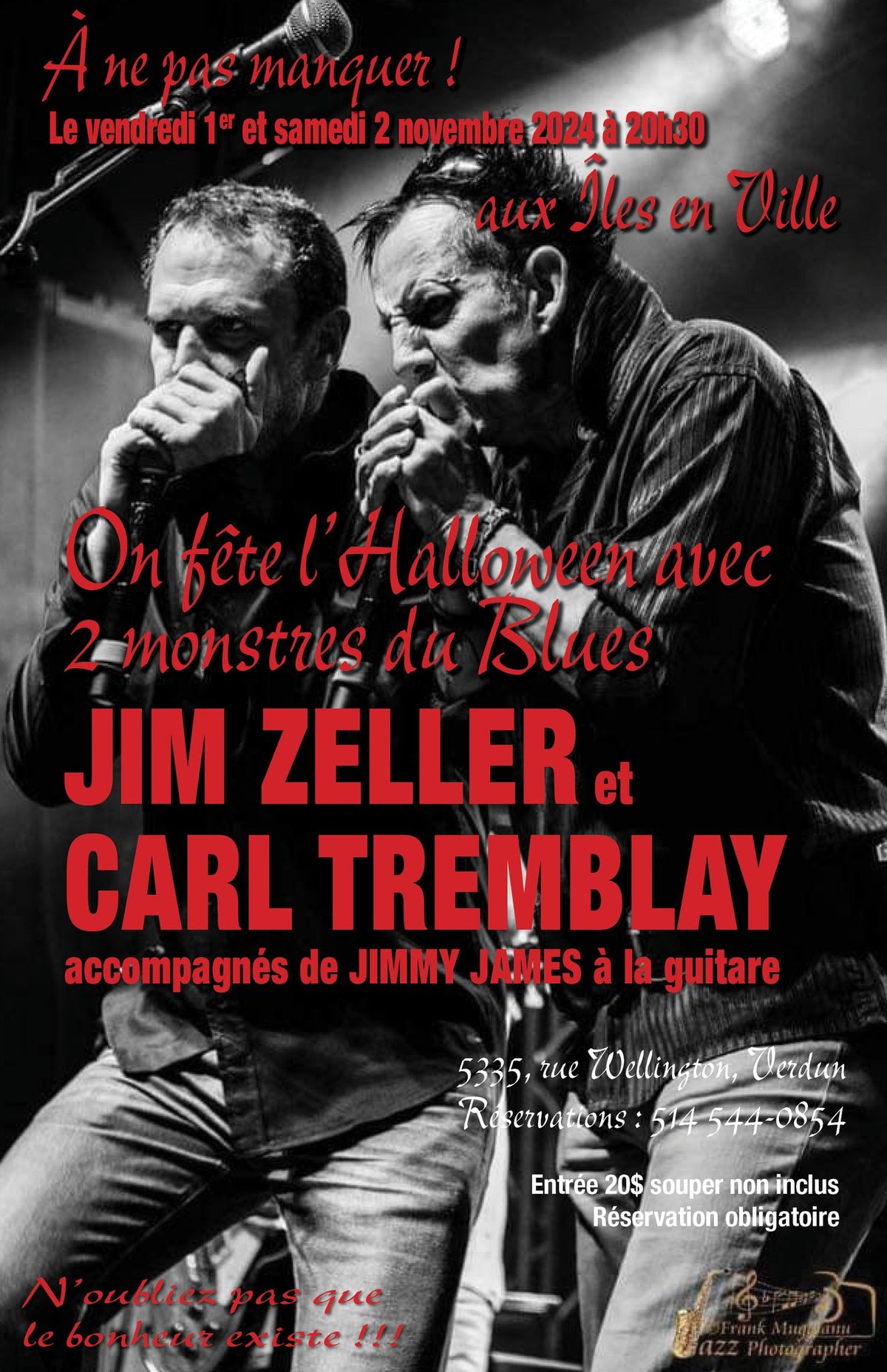 HALLOWEEN BLUES avec JIM ZELLER, CARL TREMLAY et JIMMY JAMES