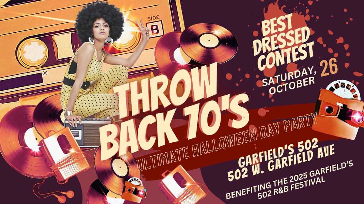 Throw Back 70's Ultimate Halloween Day Party!