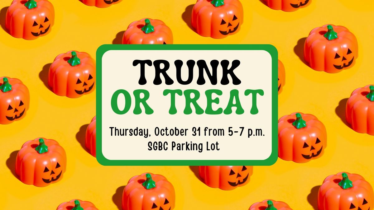 Trunk or Treat!