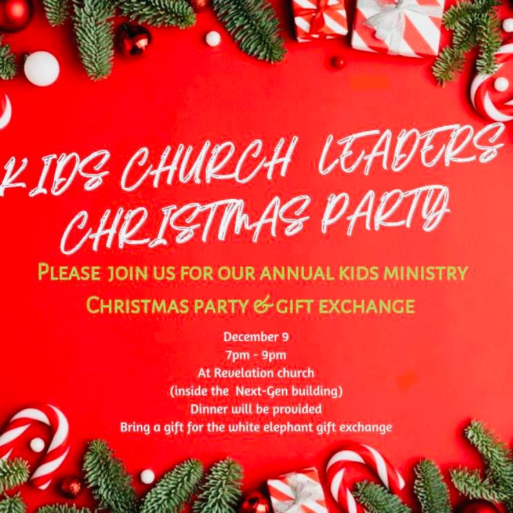 KIDS MINISTRY CHRISTMAS PARTY | Revelation Church San Antonio, Garden ...