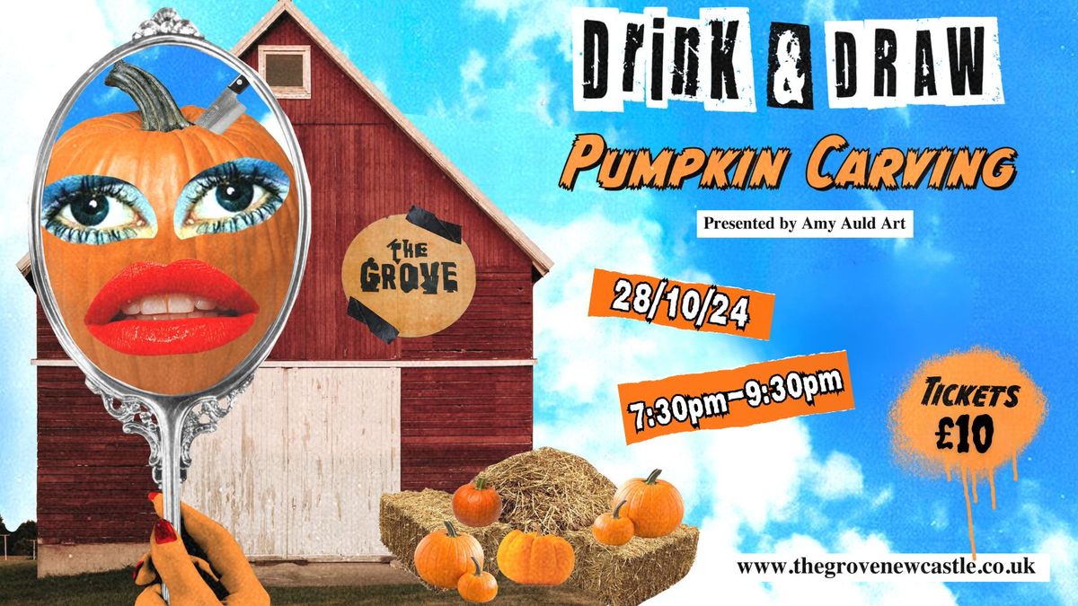 Drink & Draw - Pumpkin Carving 