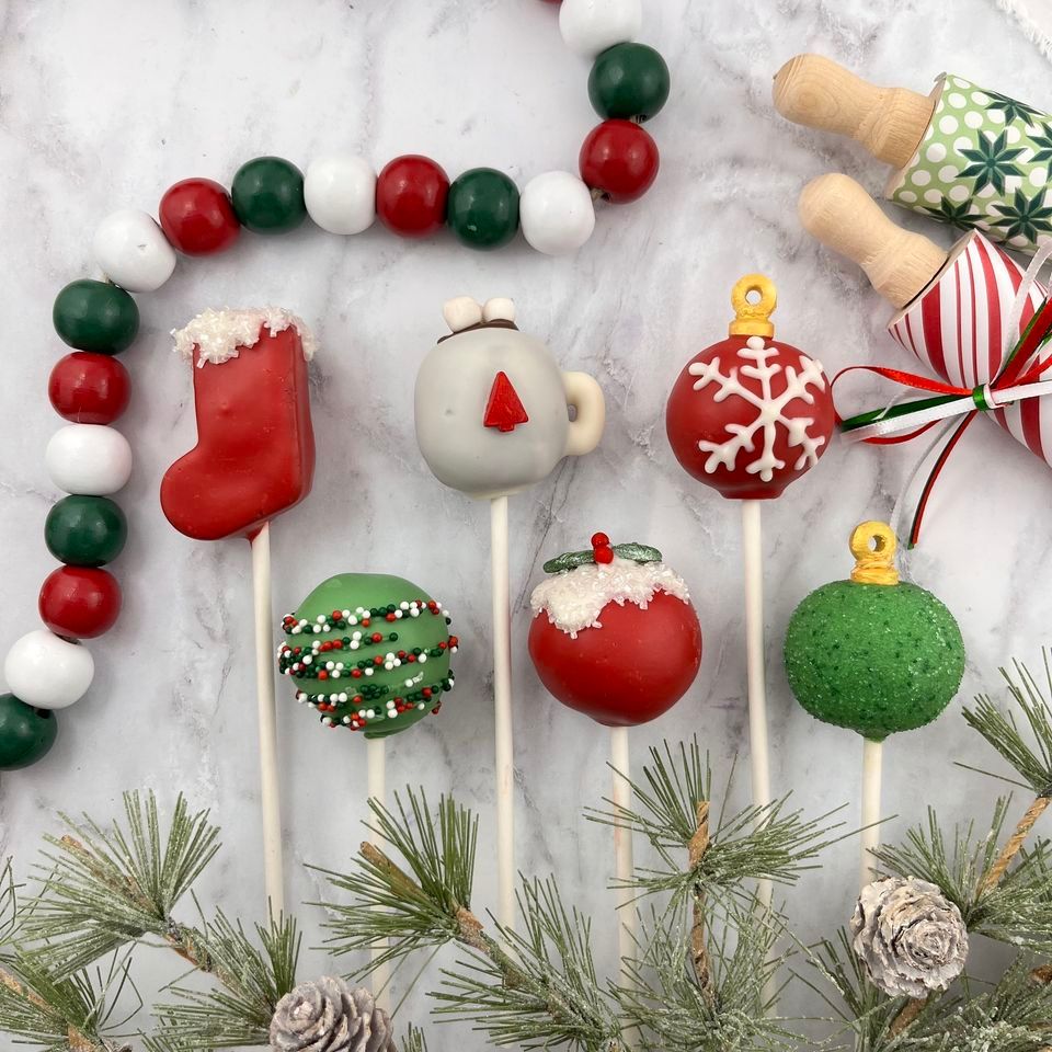 Christmas Cake Pops 2 with Whitney Cake Stuff, Wichita, KS