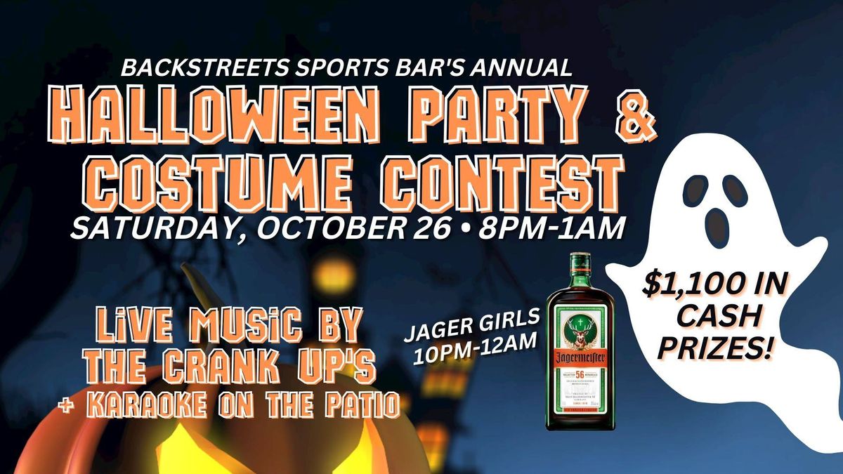 Halloween Party & Costume Contest at BackStreets