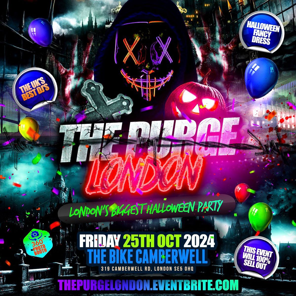 The Purge LDN  - London's Biggest Halloween Party