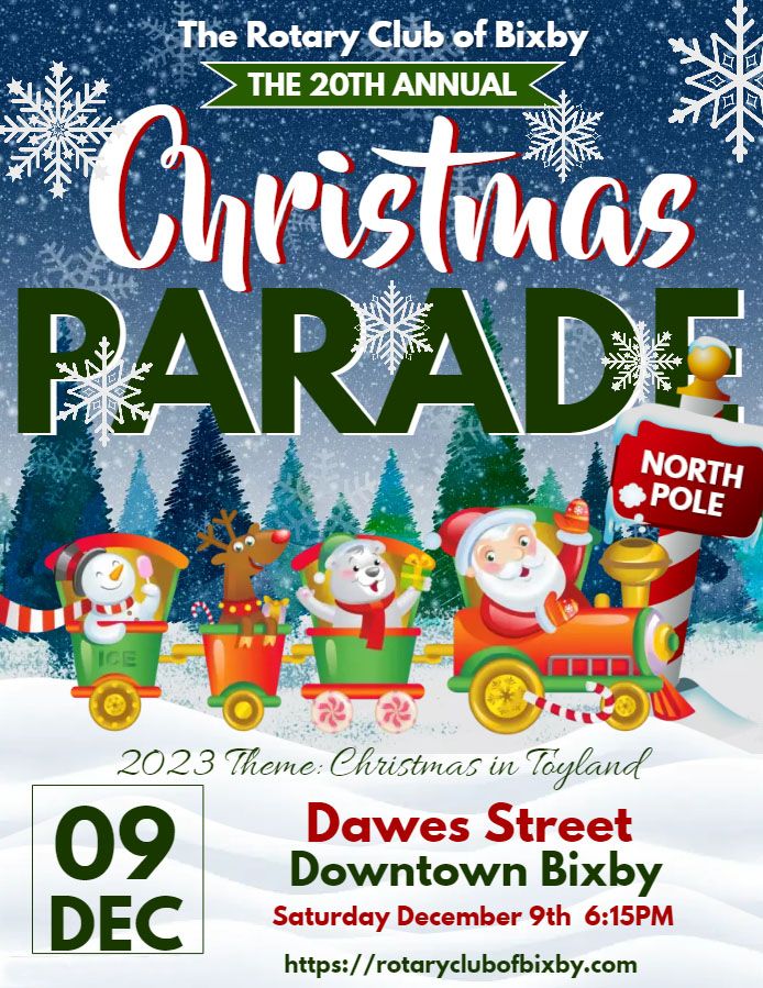 Bixby Christmas Parade Downtown Bixby December 9, 2023
