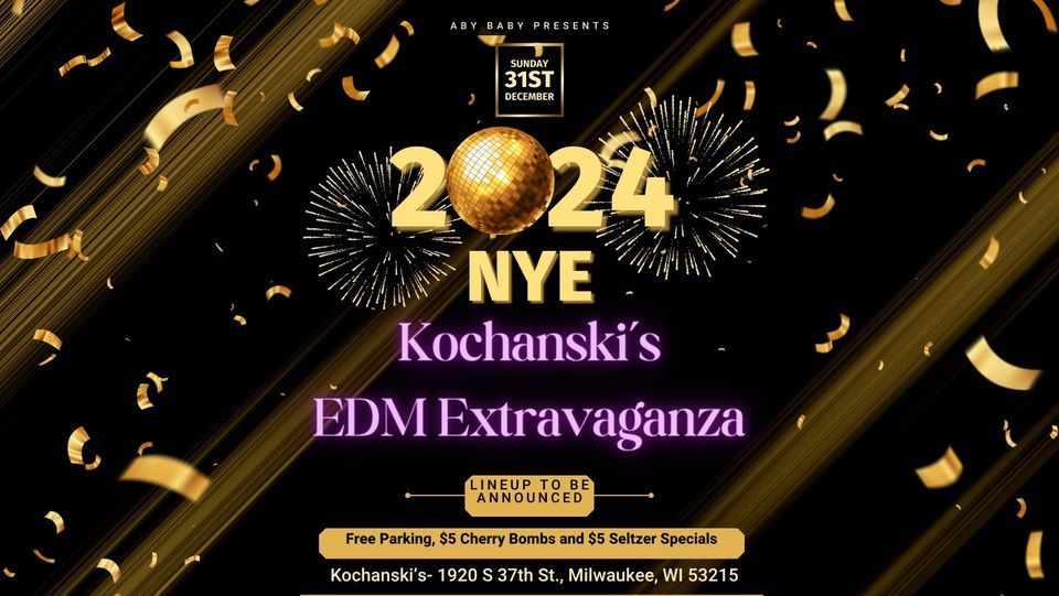 Kochanskis 2024 New Years Eve EDM Extravaganza Kochanski's Concertina