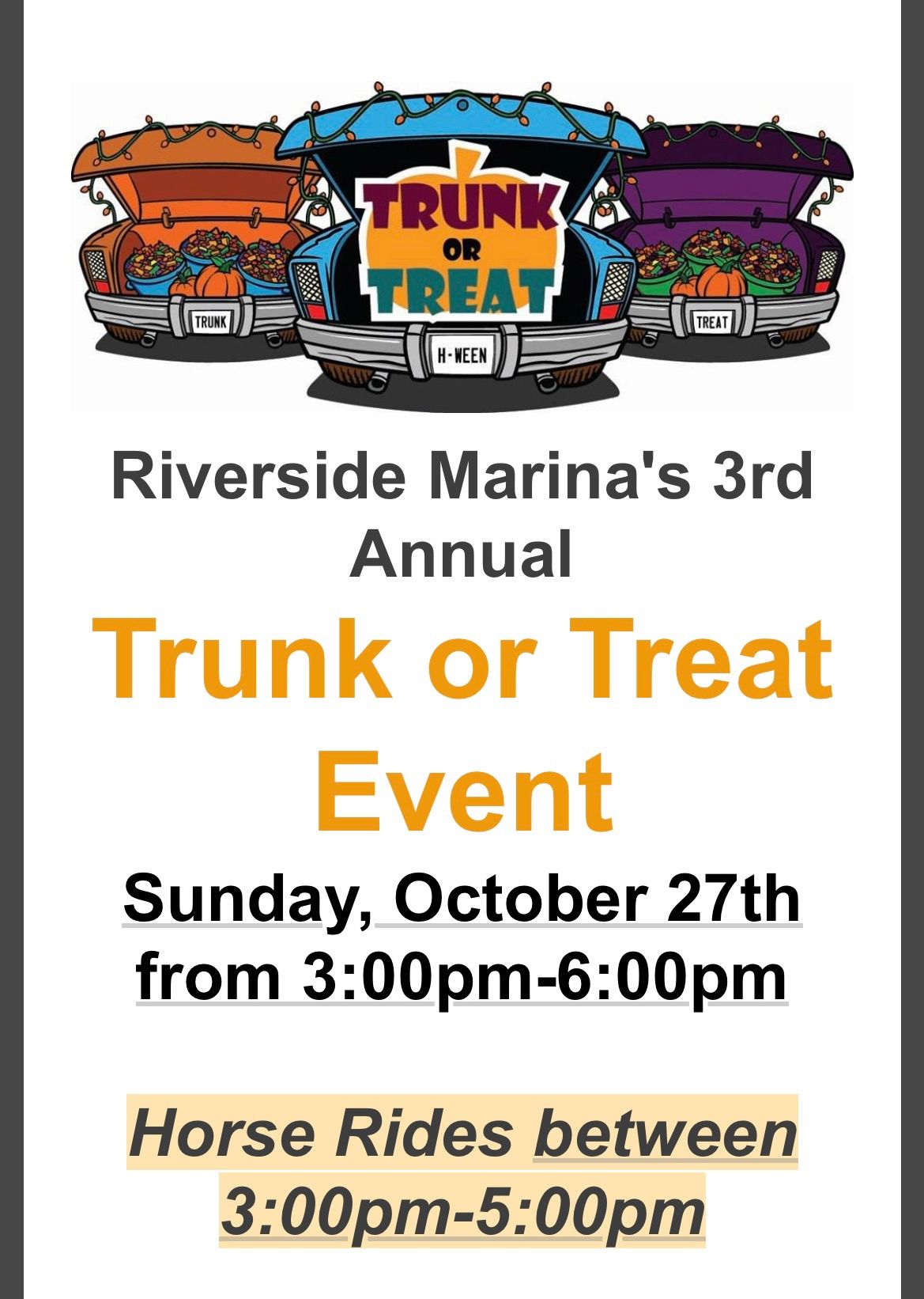 TRUNK OR TREAT