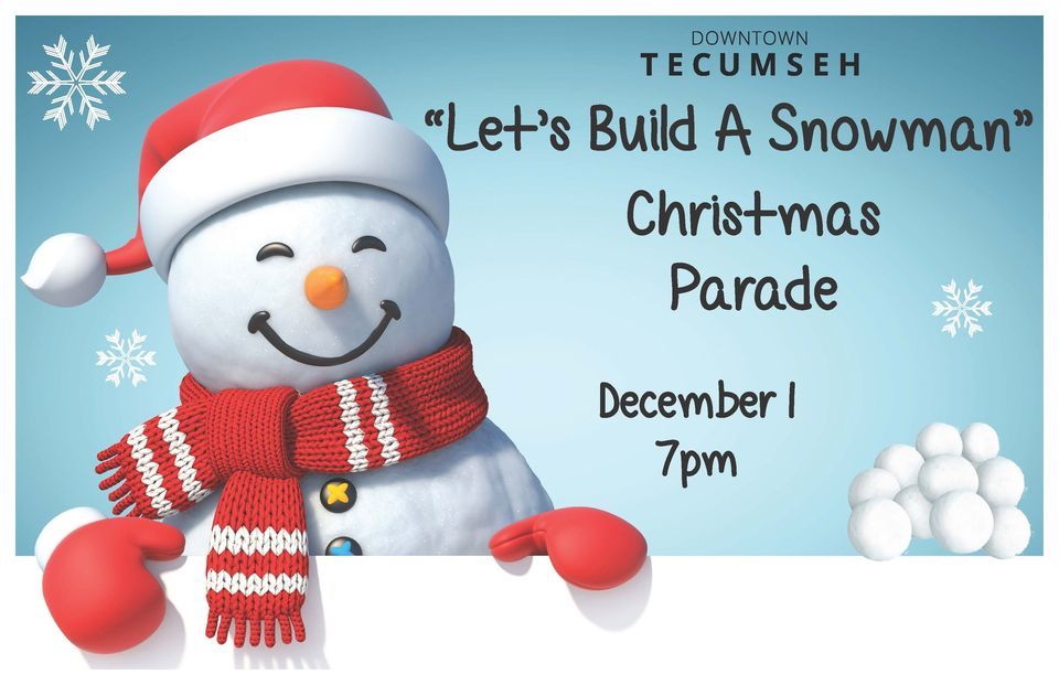 2023 Tecumseh Christmas Parade Downtown Tecumseh December 1, 2023