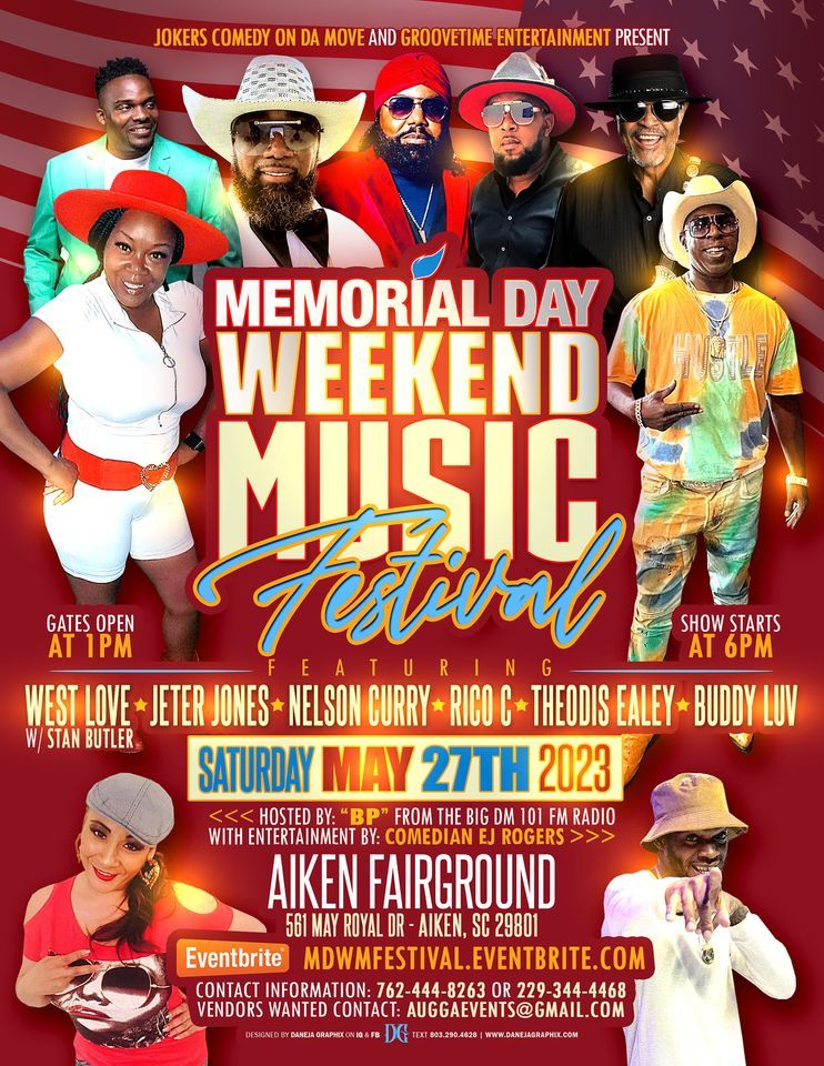 Memorial Day Weekend Music Festival Aiken County Fair Grounds May