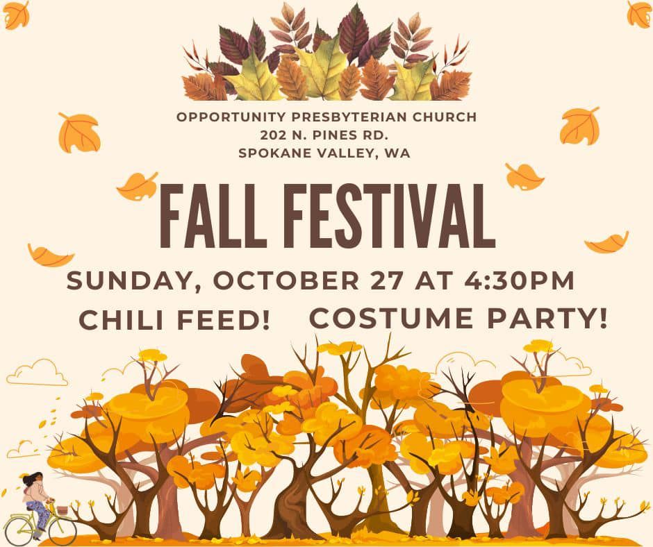 Fall Festival\/Chili Feed\/Costume Party