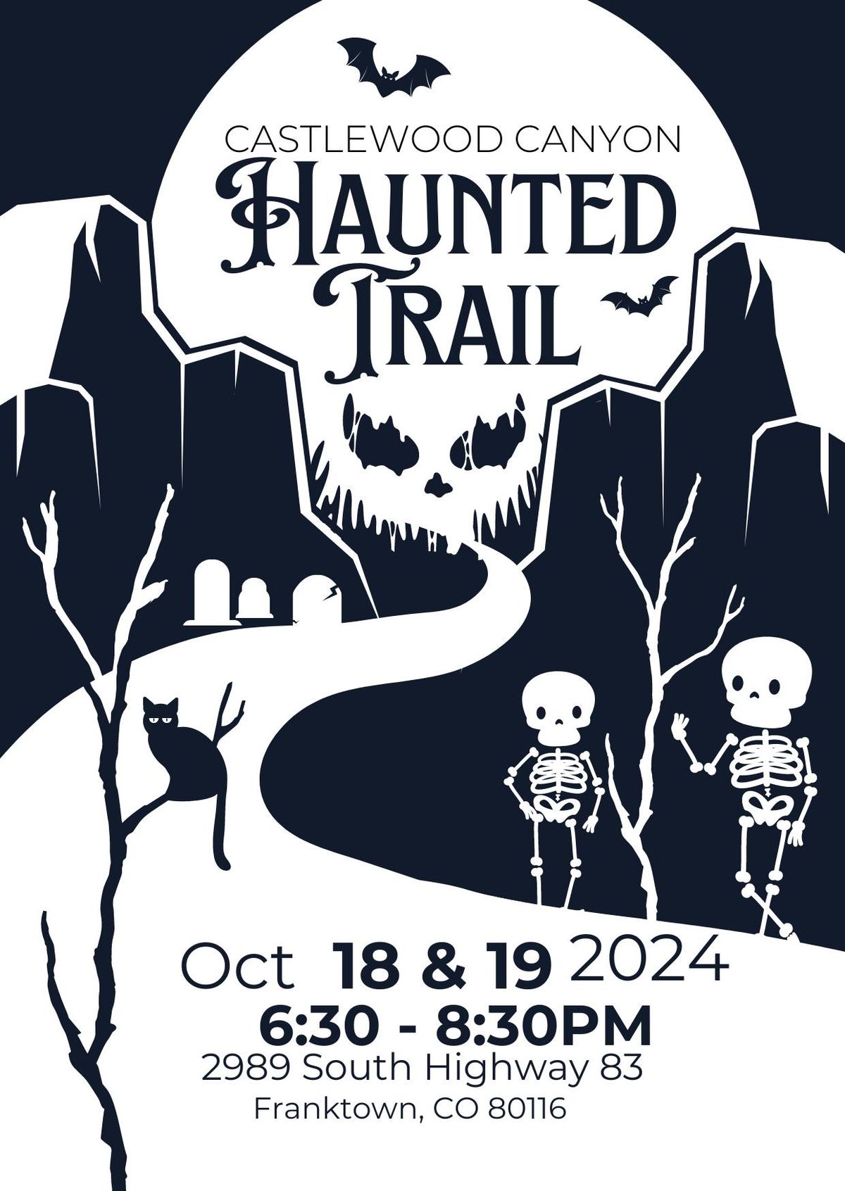 Haunted Trail: Castlewood Canyon State Park 