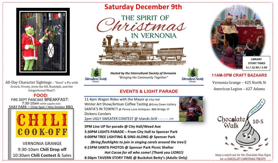 Spirit of Christmas in Vernonia Shay 102 City Park, Scappoose, OR