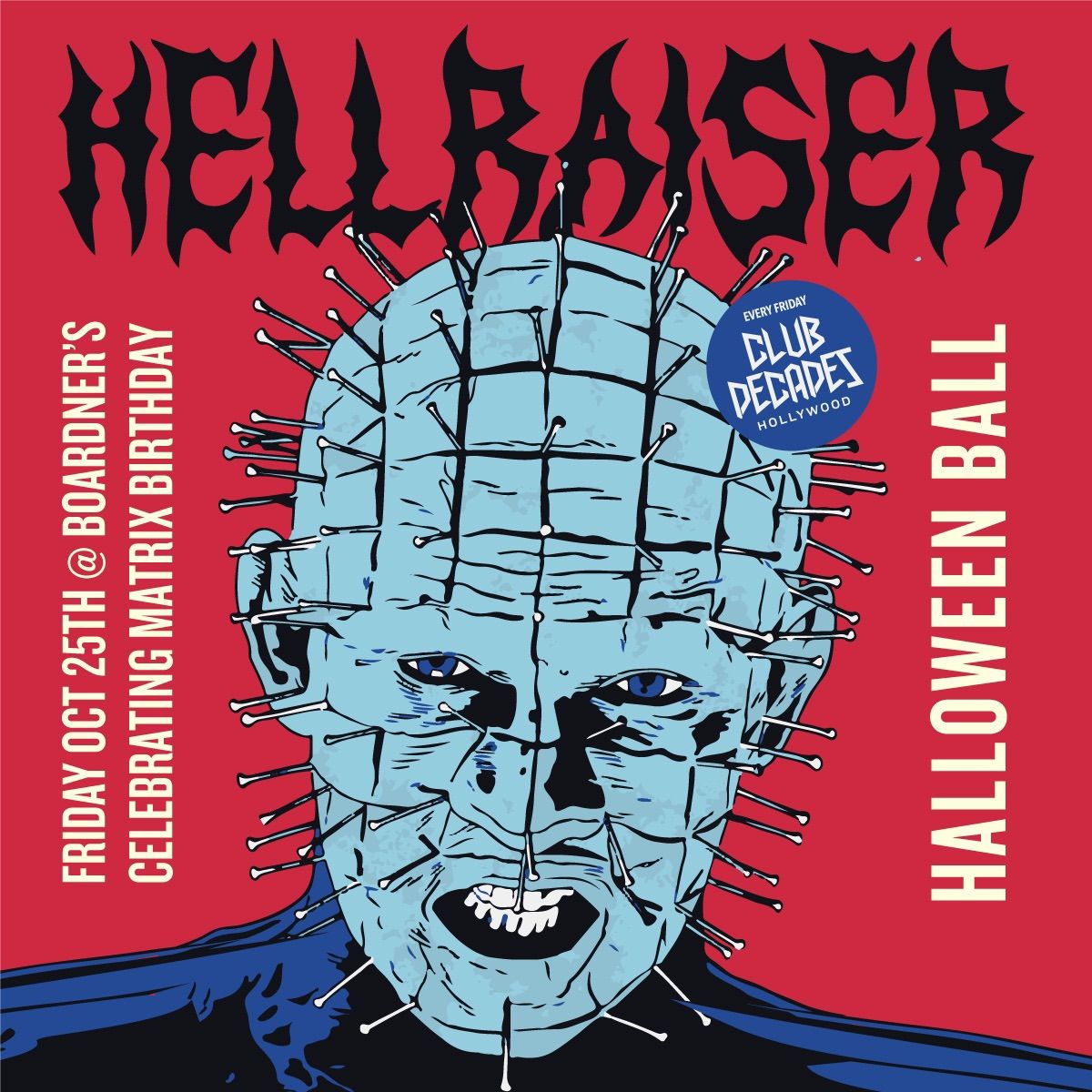 Hellraiser Halloween Ball 10\/25 @ Club Decades 