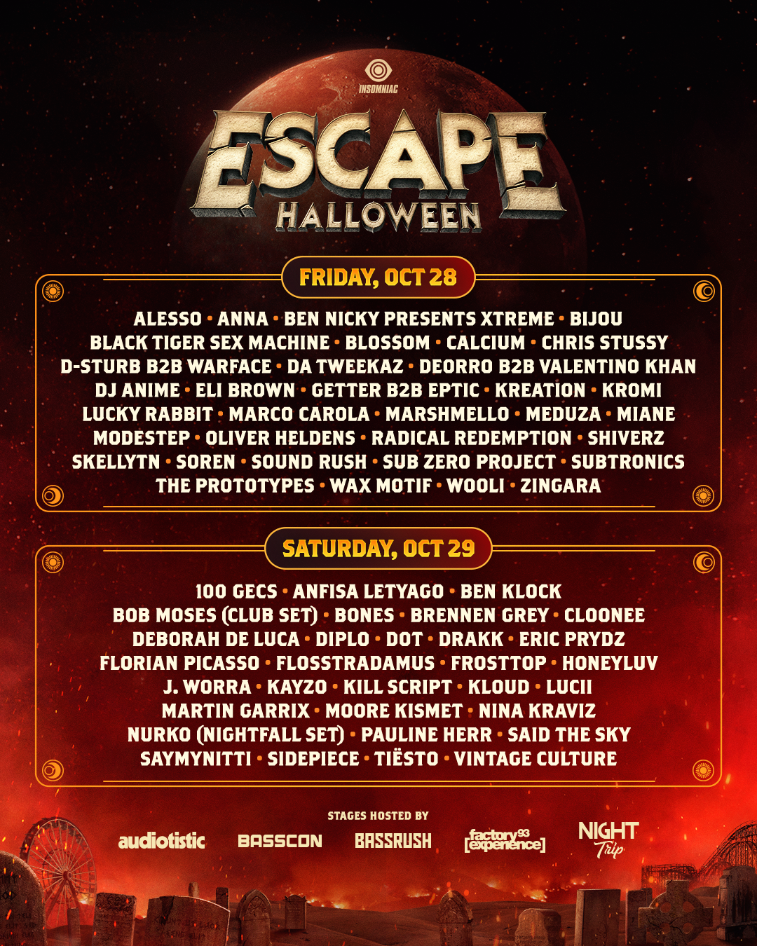 Escape Halloween - Saturday 