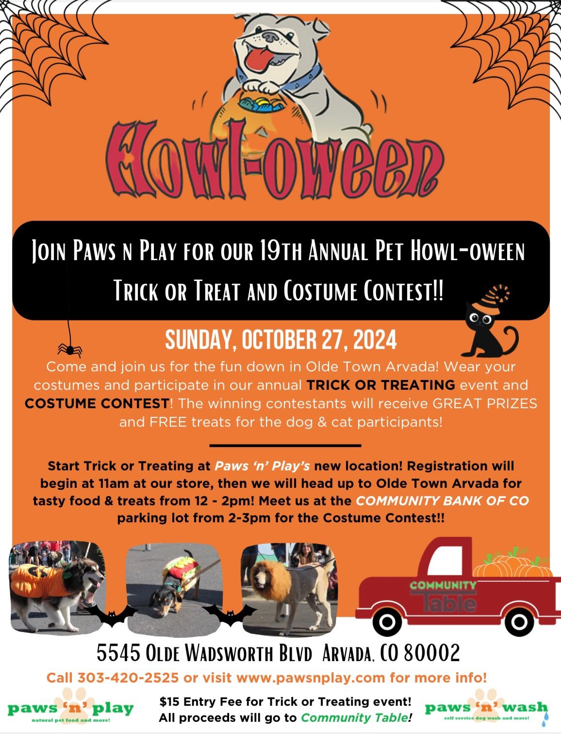 19th Annual Howl-Owen Pet Costume Contest & Trick-or-Treat \ud83c\udf83 