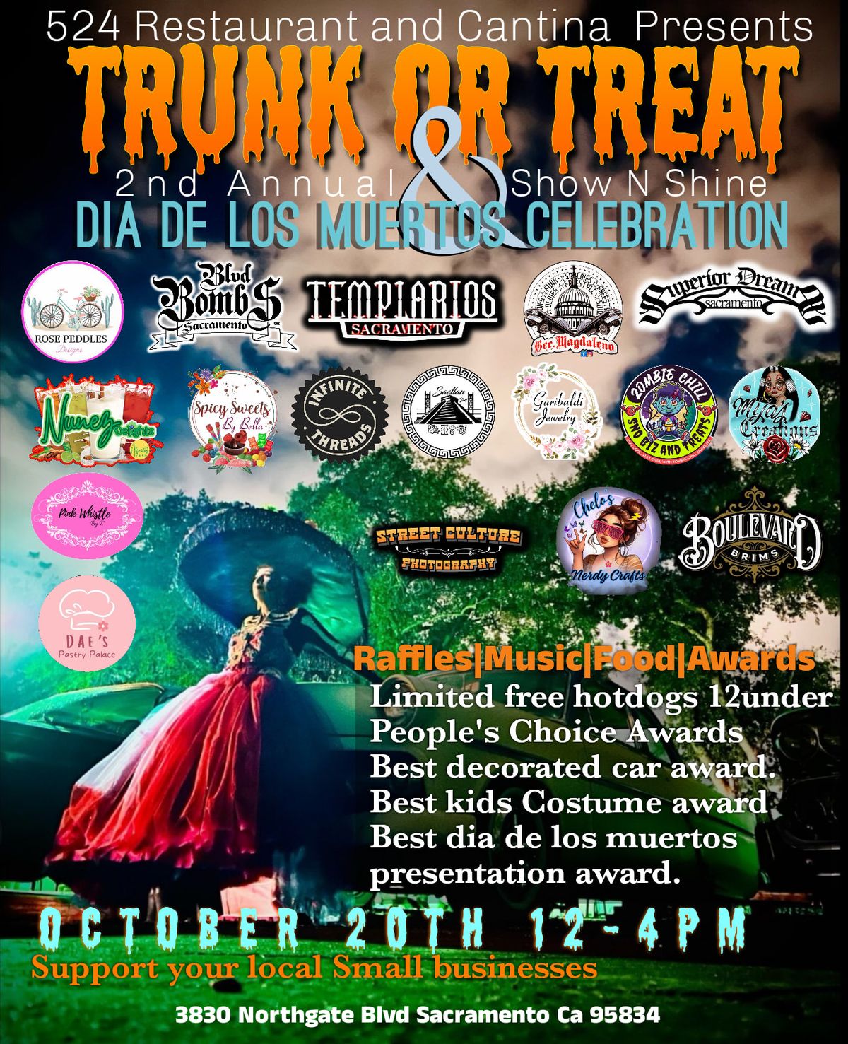 2nd Annual Trunk-N-Treat Dia De Los Muertos Celebration 