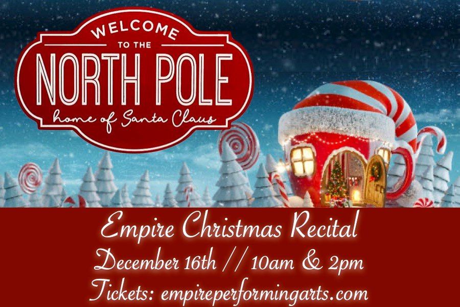 to the North Pole An Empire Christmas Recital Empire Dance