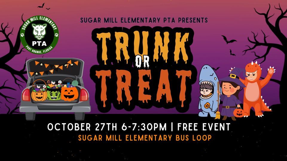 Trunk or Treat | Sugar Mill Elementary | Sugar Mill Elementary School ...