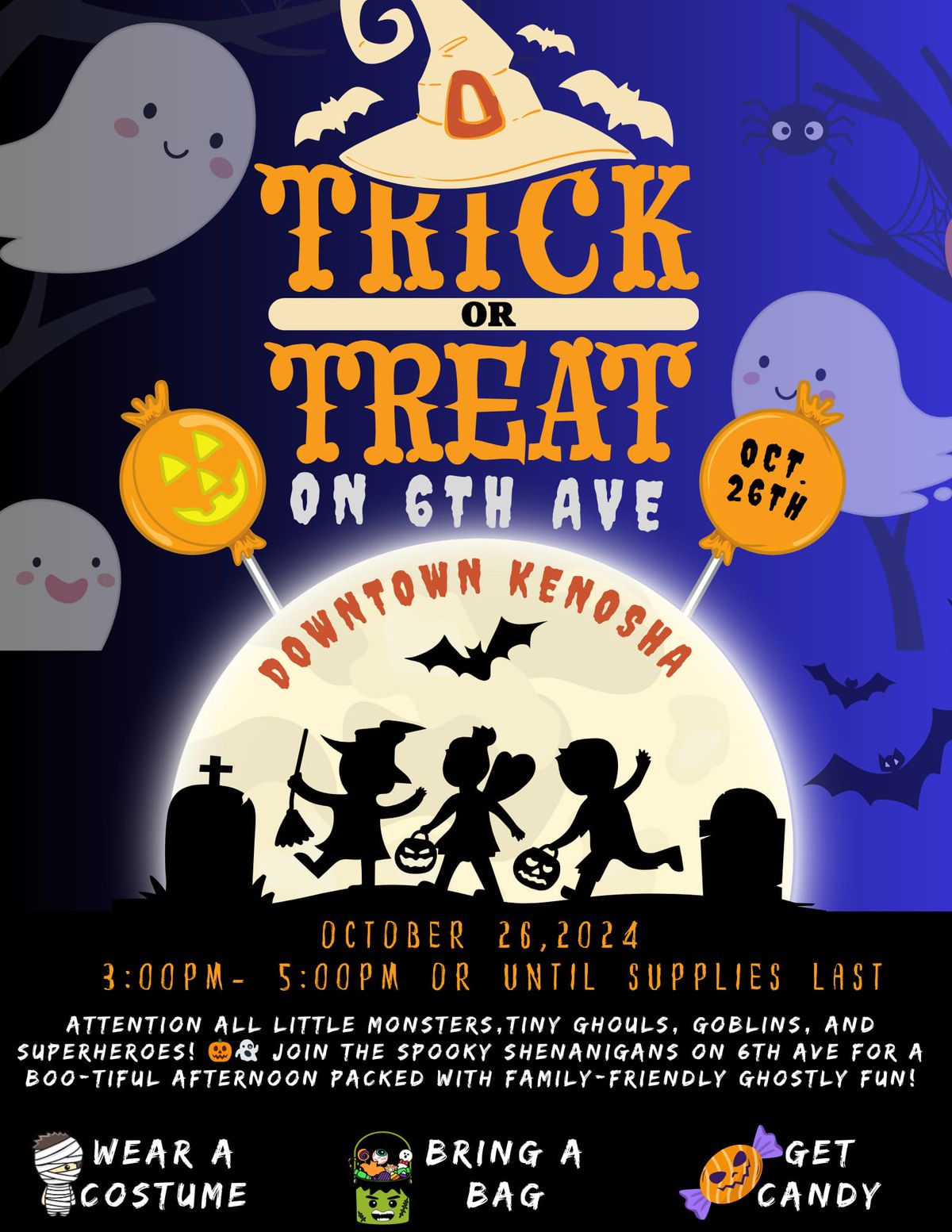 Trick or Treat on 6th Ave 