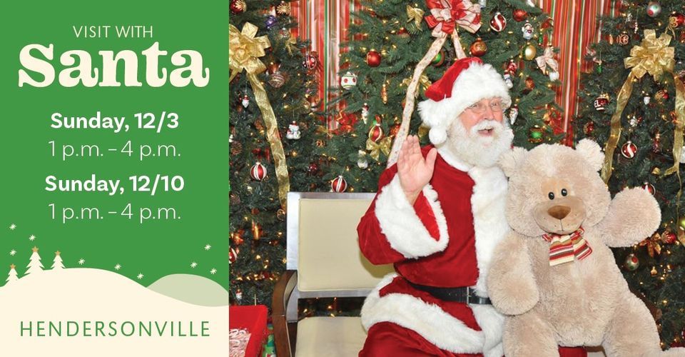 Santa Claus at the Mast Store Hendersonville! 527 N Main St