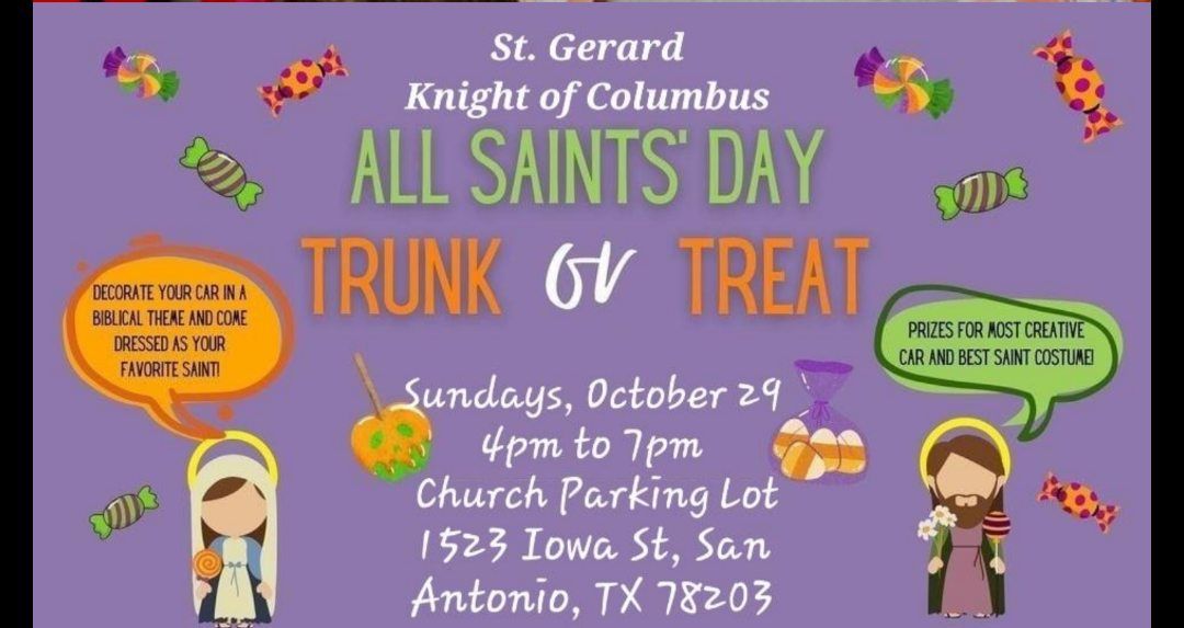 All Saints Day Trunk or Treat 