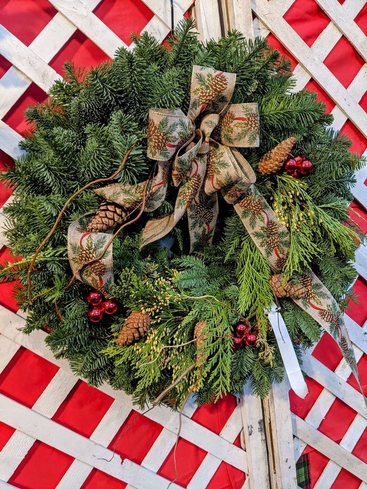 Wreath Decorating Make and Take Garden Spot Nursery, Bellingham, WA