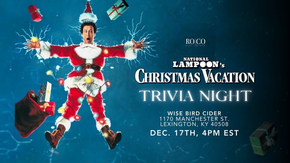 National Lampoon's Christmas Vacation Trivia Night